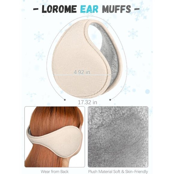 Women off wight Knit Beanie Hat, Gloves, Scarf & Ear Warmer Set - Winter - Picture 5 of 6